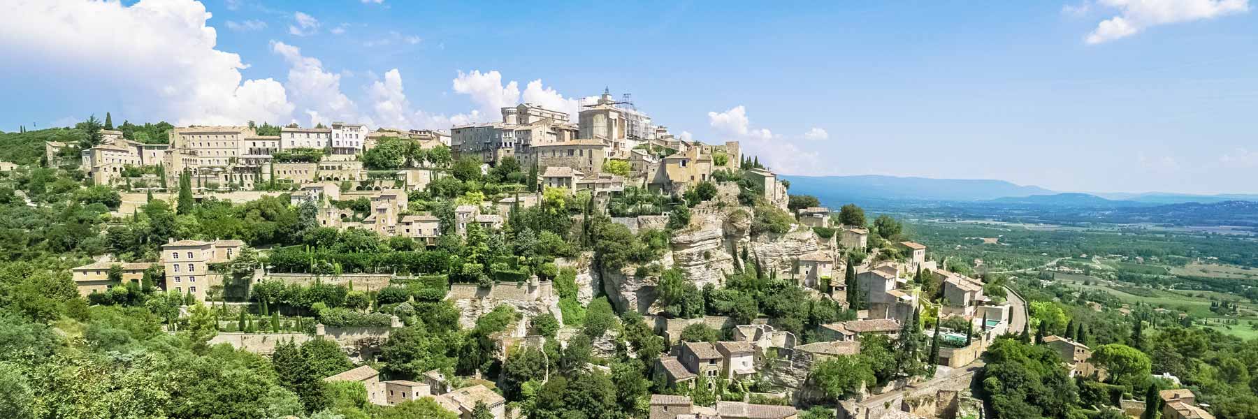 région provence-alpes-cote d'azur, paysage de gordes